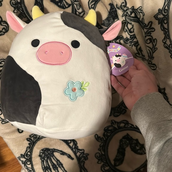 Connor the cow with flower squishmallow NWT - Picture 1 of 5